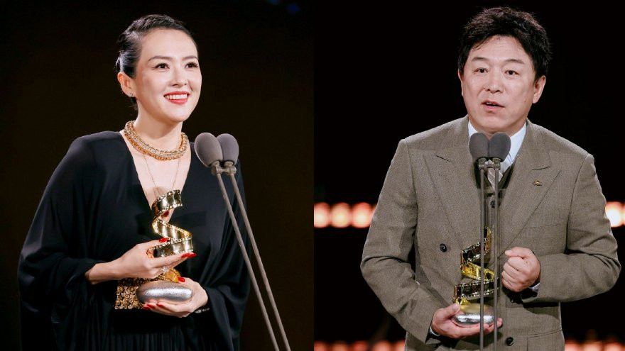 上影节金爵奖参赛片《长夜将尽》举办记者见面会 主演万茜称很荣幸能帮到新导演
